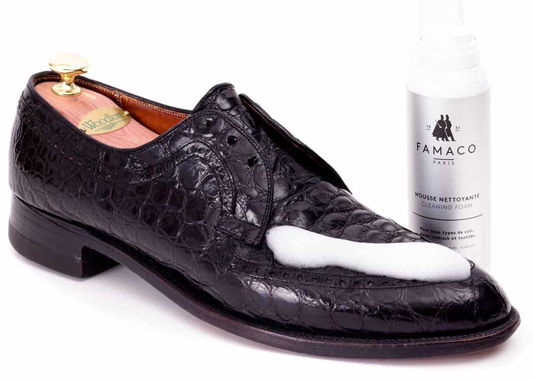Schuhpflege für Krokodil- und Alligatorleder