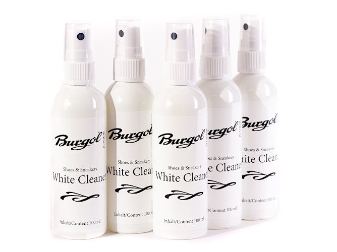 Der Schuhreiniger JUNIOR White Cleaner von Burgol stellt eine kleine Sensation dar.