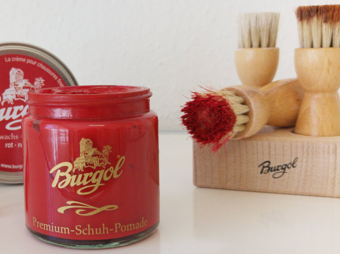 Die Premium Schuhpomade von Burgol