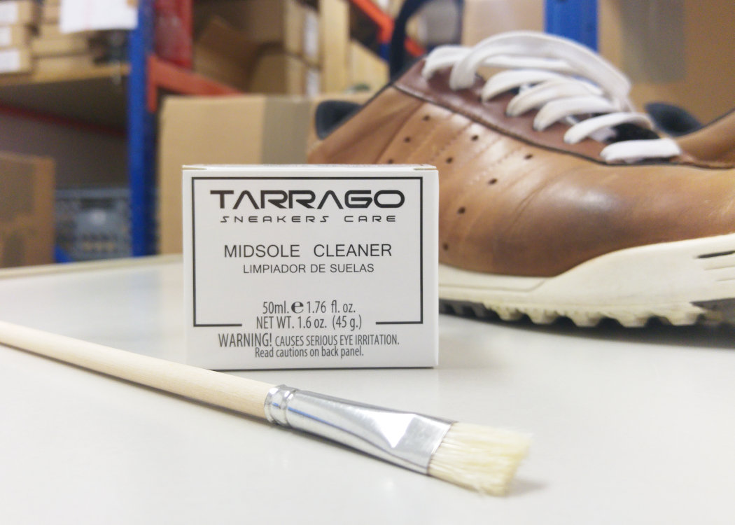 Tarragos Midsole Cleaner gegen Vergilbungen der Mittelsohle